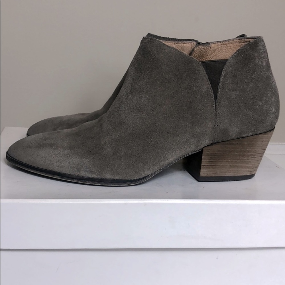 Caslon Nora Bootie gray suede size 8.5